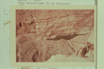 Marble Gorge.  Mile 15.6 from rim, left bank