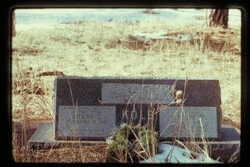 Headstone of Emery and Blanch Kolb, Grand Canyon Cemetery