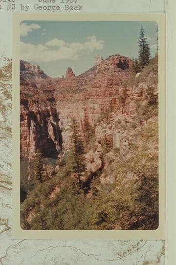 Hancock Butte and Mt. Hayden from near Silent River Cave