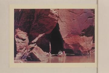 Entering the side canyon at Mile 73.6. Nevills San Juan punt