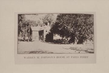 Warren M. Johnson's house at Paria Ferry