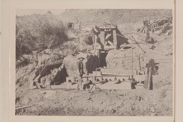 Placer operations at Lees Ferry- Charles H. Spencer