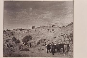 Camp the first night in Navajo Canyon. En route to Arch in the Sky