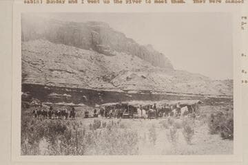 Hite City, Utah.  Railway Survey, Colorado River, 1889