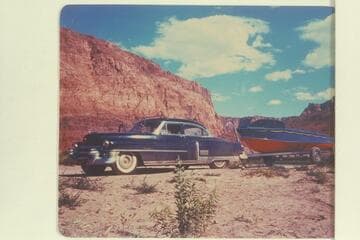 Hauling the boat from Flagstaff to Lees Ferry