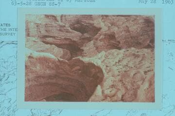 Skyline Natural Arch or Stevens Arch. Mouth of Stevens Canyon where it enters the Escalante River