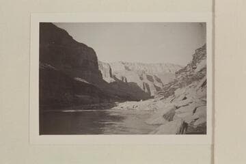 Downstream in Conquistador Aisle. Buzz stopped for lunch near the head of Fossil Rapid and probably made this picture at that time