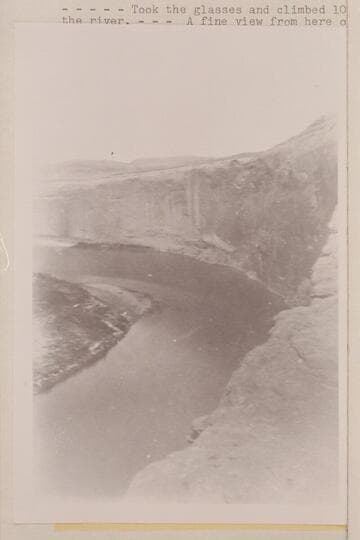 Looking down the river, "Views on the Colorado River", Glen Canyon Series