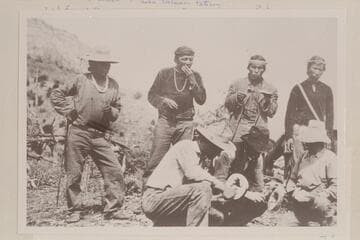 Douglass party in Piute Canyon.  Return from discovery of Rainbow Bridge