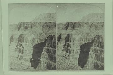 [print from a stereo] No. 216, "Views on the Colorado River," Grand Canon Series.  This canon is 271 1/2 miles in length and from 4,500 to 6,200 feet deep.  Across the Canon