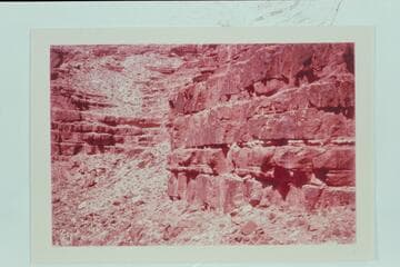 Good trail section in the Supai.  Blue Spring Trail