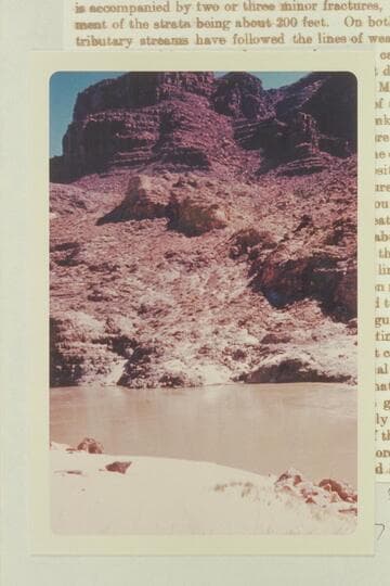 Trail from left to river at Mile 30.4