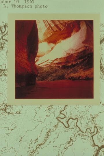 "Cathedral in the Desert", Clear Creek Canyon, Escalante River. Looking down from upper end of canyon