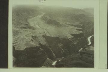 Prospect Canyon and Colorado River from above Vulcans Throne