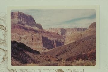 Area of ruins in Kwagunt Canyon