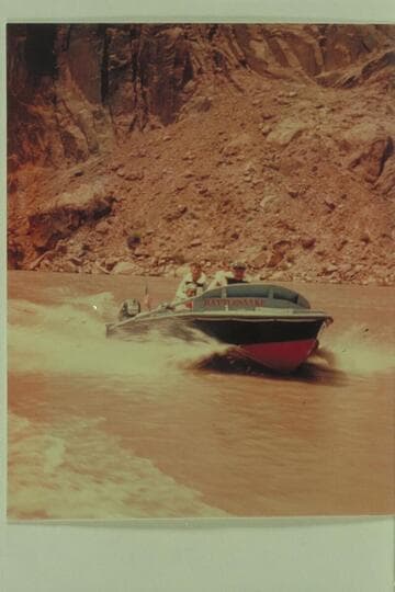 Shakedown cruise of the "Rattlesnake" in Glen Canyon