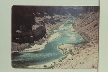 Downriver from the granaries below Nankoweap Canyon