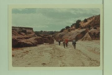Canyon of Paria near start from Pahreah for walk to Lees Ferry