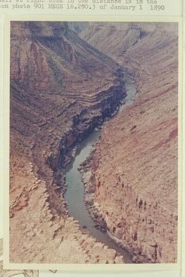 Down from Sheerwall Rapid from upper side of Tanner Wash