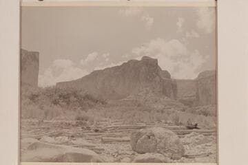 The mouths of Nankoweap and Little Nancoweap Canyons