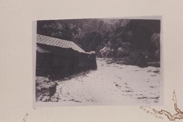 Flooded Bright Angel Creek at the Bunk House at Phantom Ranch