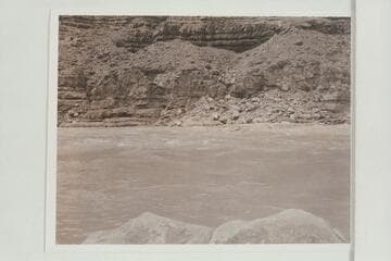 Garth Marston at the lower end of rapid at Mile 24.5. The boat is the "Sandra"