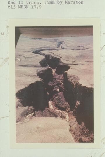 Upper end of Rider or Houserock Canyon showing drop