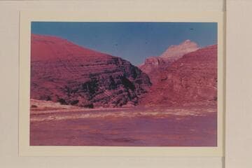 Downriver at the riffle at the foot of Unkar Rapid
