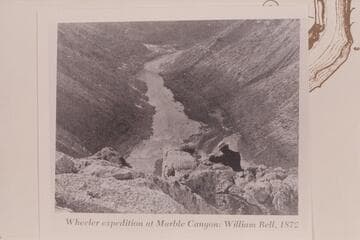 Wheeler Expedition at overlook to Soap Creek Rapid and Mile 12