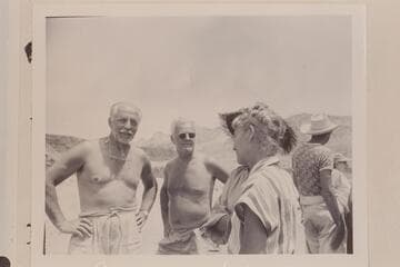 Masland, Eisaman and Margaret Marston at Lees Ferry
