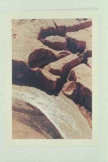 Side canyon from left bank at Mile 34.4 in Glen Canyon known as Catacomb Canyon--Labyrinth Canyon--Maze Canyon