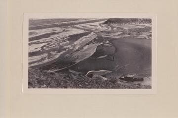 An icy San Juan River. Zahn Placer Mine. Mile 42