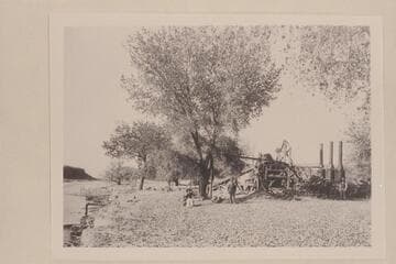 Portland Dredging Co. works on the San Juan River near Bluff