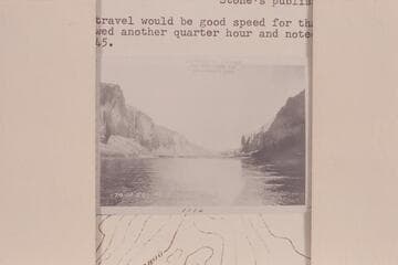 Up Glen Canyon from camp at Mile 28.2 left bank