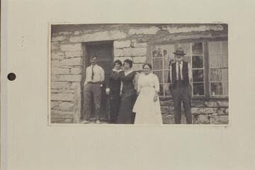 The Wetherills and the Wades. Kayenta. John; Sister; Louisa; Mr. and Mrs. Wade