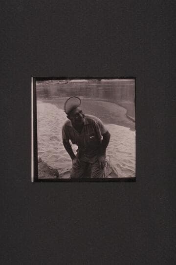 Rod Sanderson during 1954 cruise of the Grand Canyon