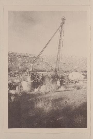 Newby rig.  Mexican Hat oil field