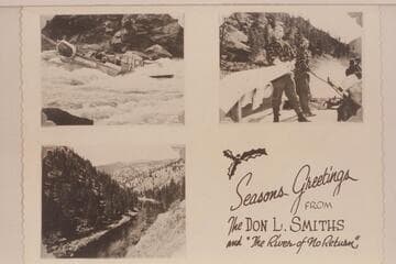 Seasons Greetings from the Don L. Smiths and "The River of No Return"