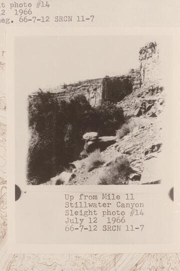 Up Stillwater Canyon from Mile 11
