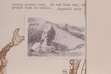 Erosion feature; about Mile 165 in Glen Canyon at right bank