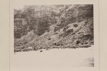 One of Nevills sadirons in Cataract Canyon. Below Mile 204 1/4. Probably Rapid #23, 1940, July 15
