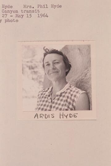 Ardis Hyde (Mrs. Phil Hyde); Grand Canyon transit