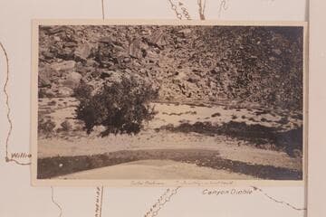 Sand bank at proposed Coconino Powerhouse site.  Victor Baloun standing near center