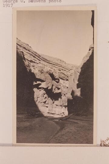 Coconino Point Dam Site.  Looking from downstream
