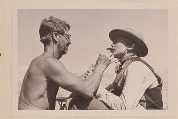 Frank LaRue transfers Buzz Belknap into Frank Goodman.  "The Colorado River Story" filmed by Disney.  Gods Pocket