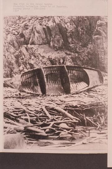 The "Utah" in the Grand Canyon. Probably below Pipe Creek or at Boucher