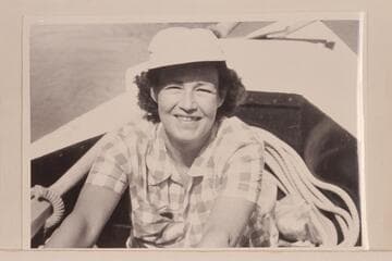 Mary Beckwith. On Green River; Red Canyon; with Wright party