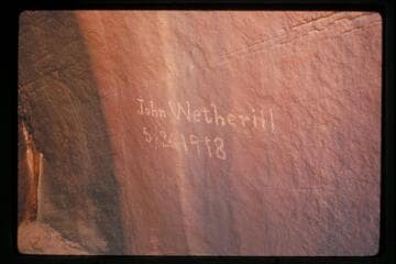Wetherill Inscription, Surprise Valley