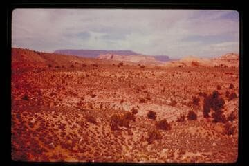 Fifty Mile Mountain, Cha Butte from east side of Cha Canyon