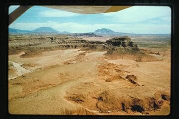 Henry Mountains north from Halls Creek